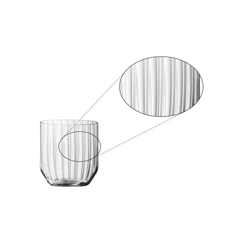 Longdrinkglas 4er-Set Linear