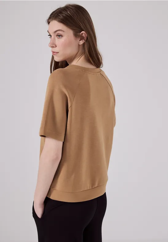 Raglan T-Shirt in Silk-Optik