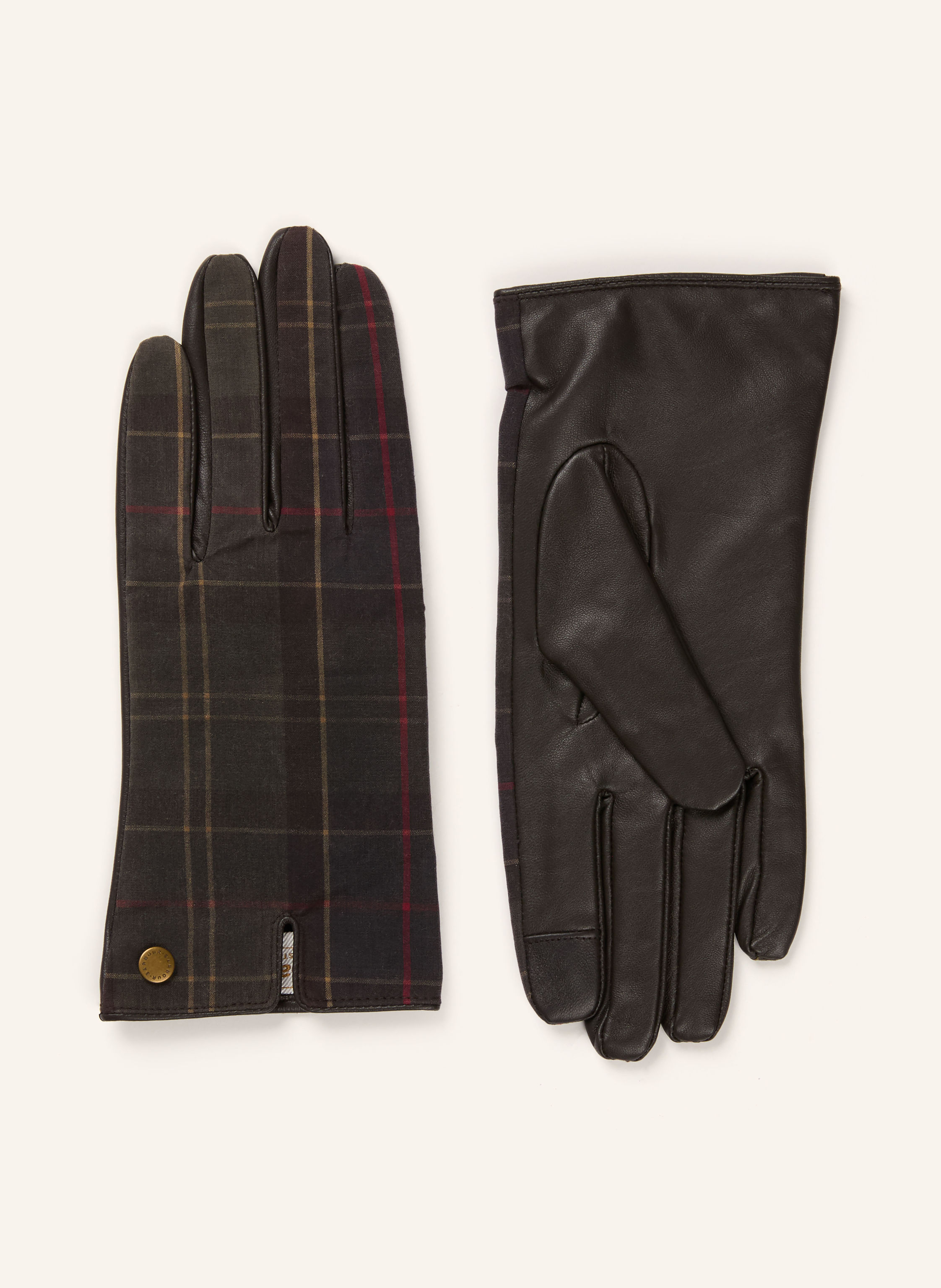 Barbour Lederhandschuhe SCARLET