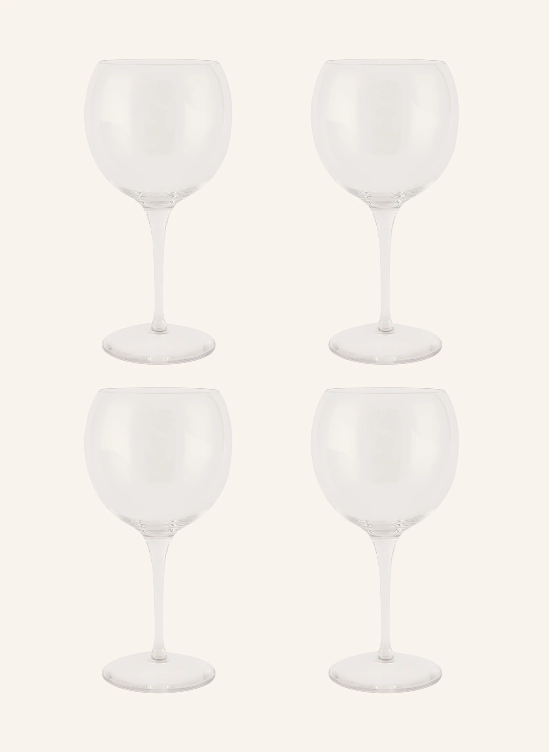 ALESSI 4er-Set Weingläser MAMI XL