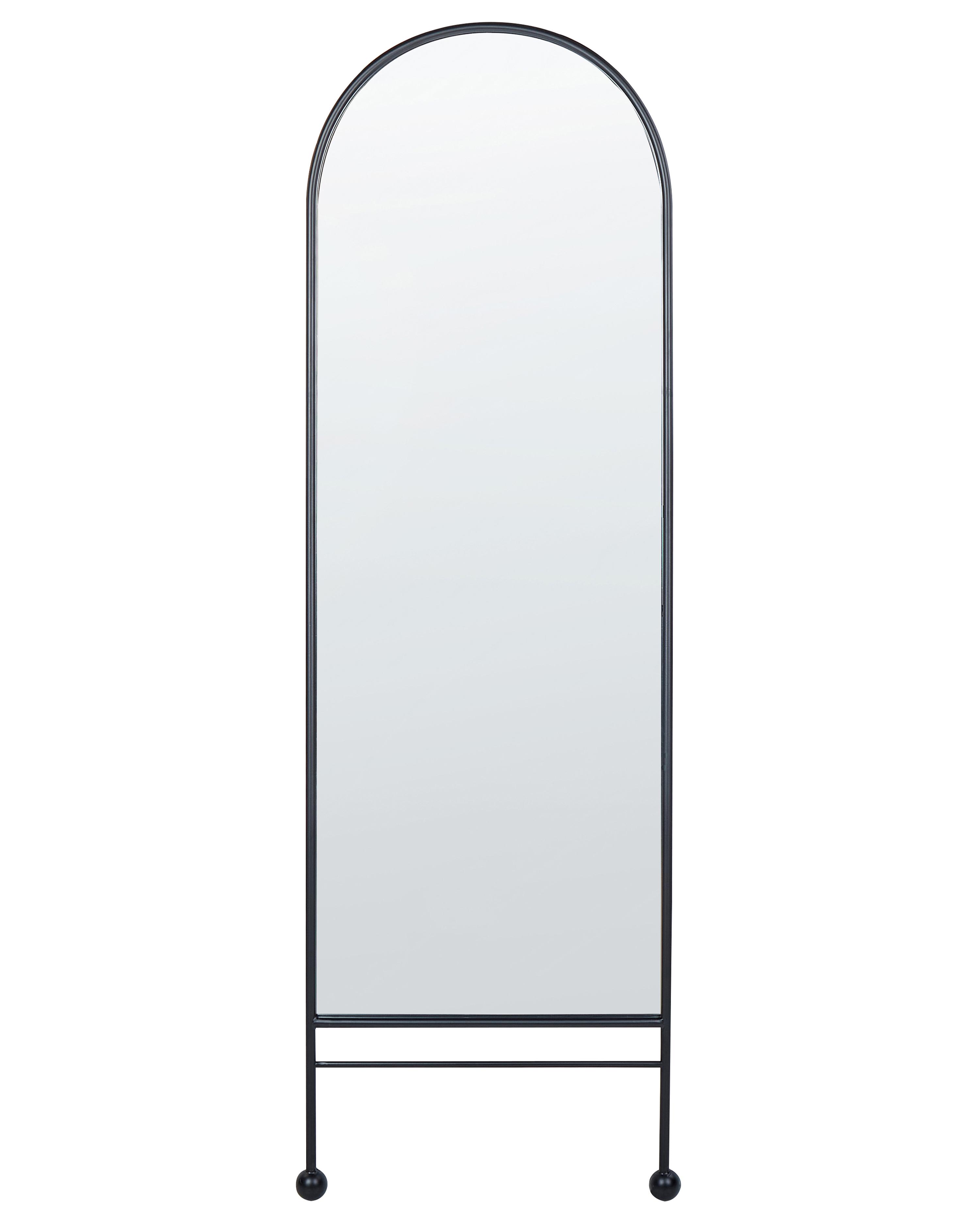 Wall Mirror JARNAGES 45 cm 145 cm Metal Black