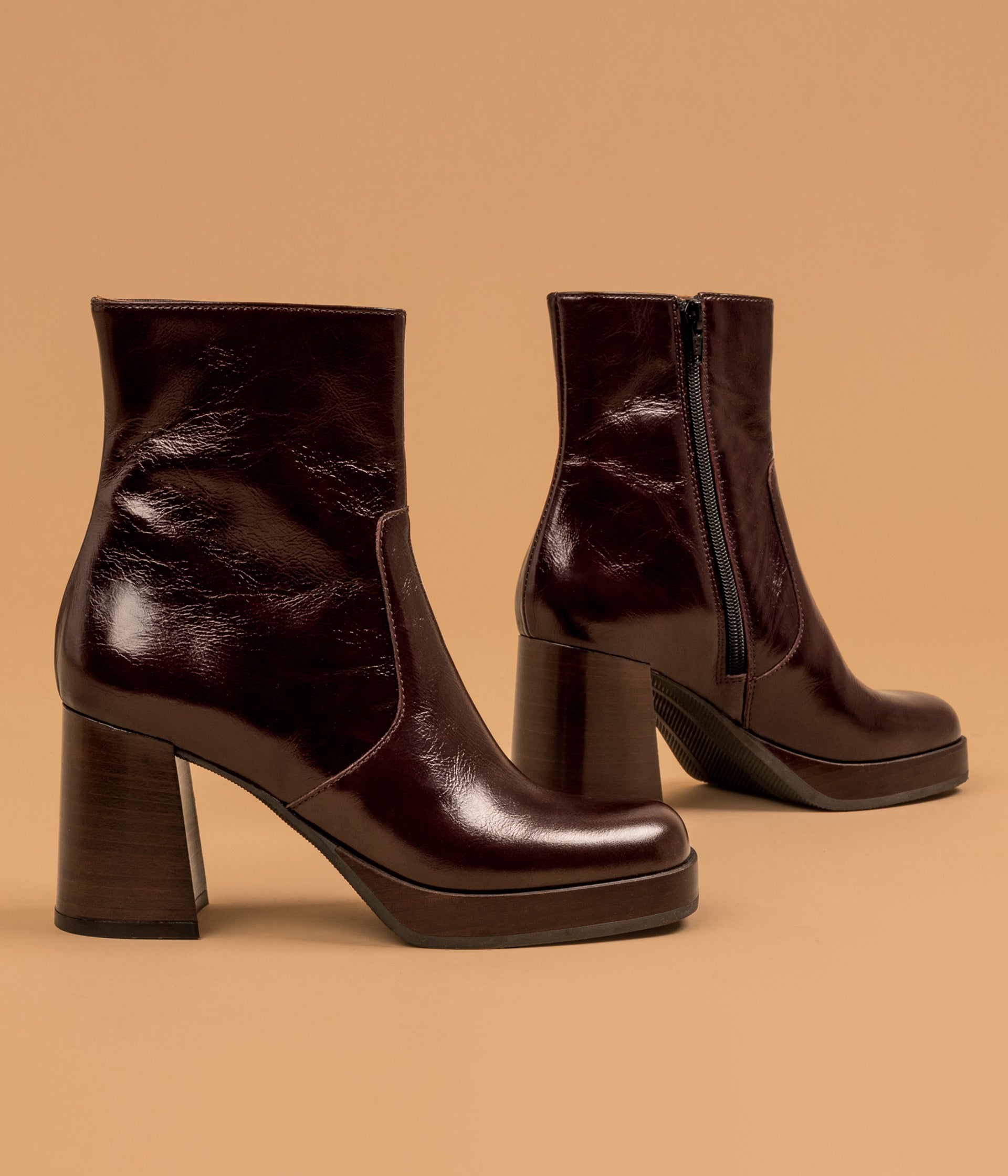 Boots Ezra acajou
