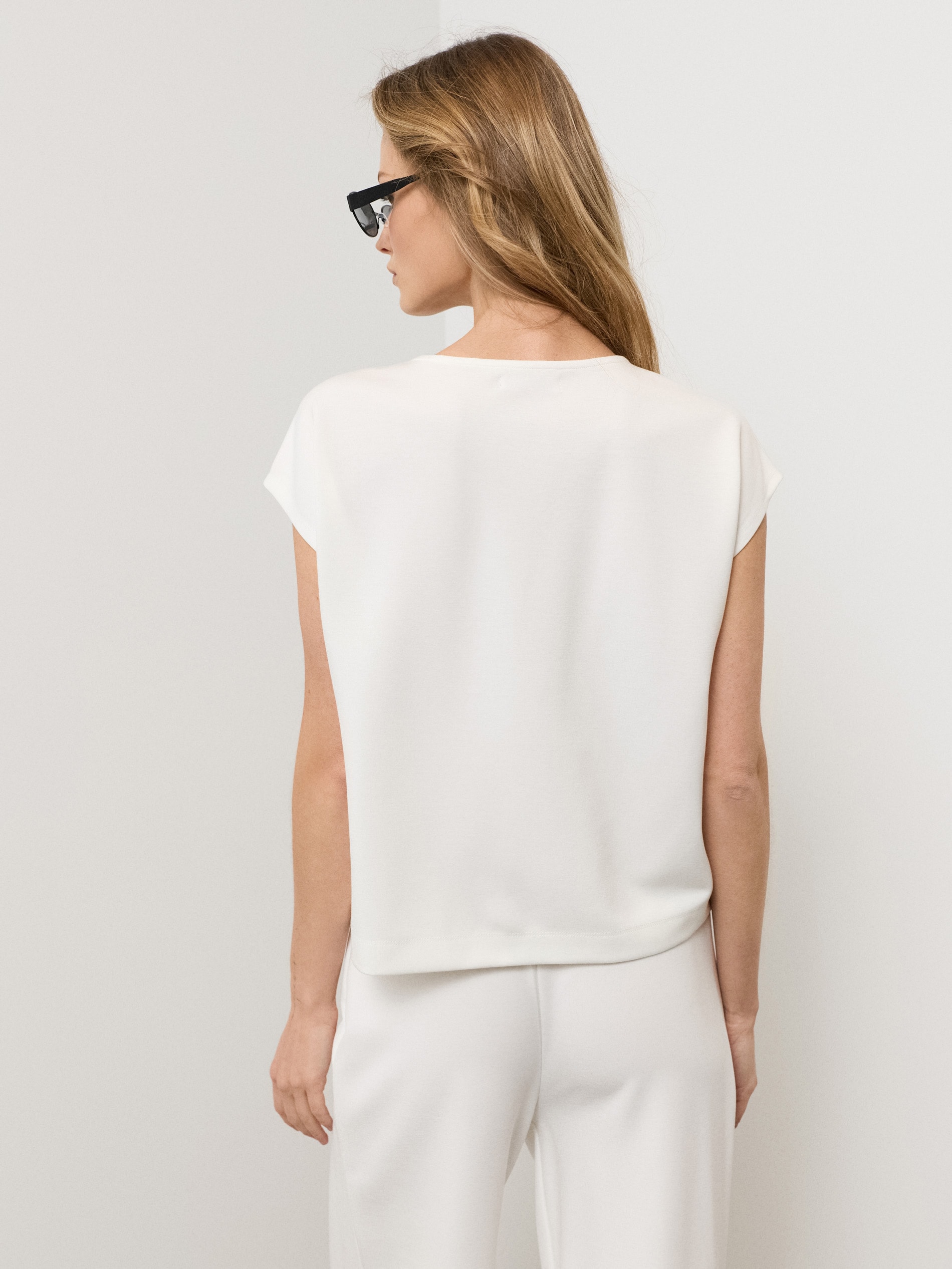 Bluza bez rękawów soft touch