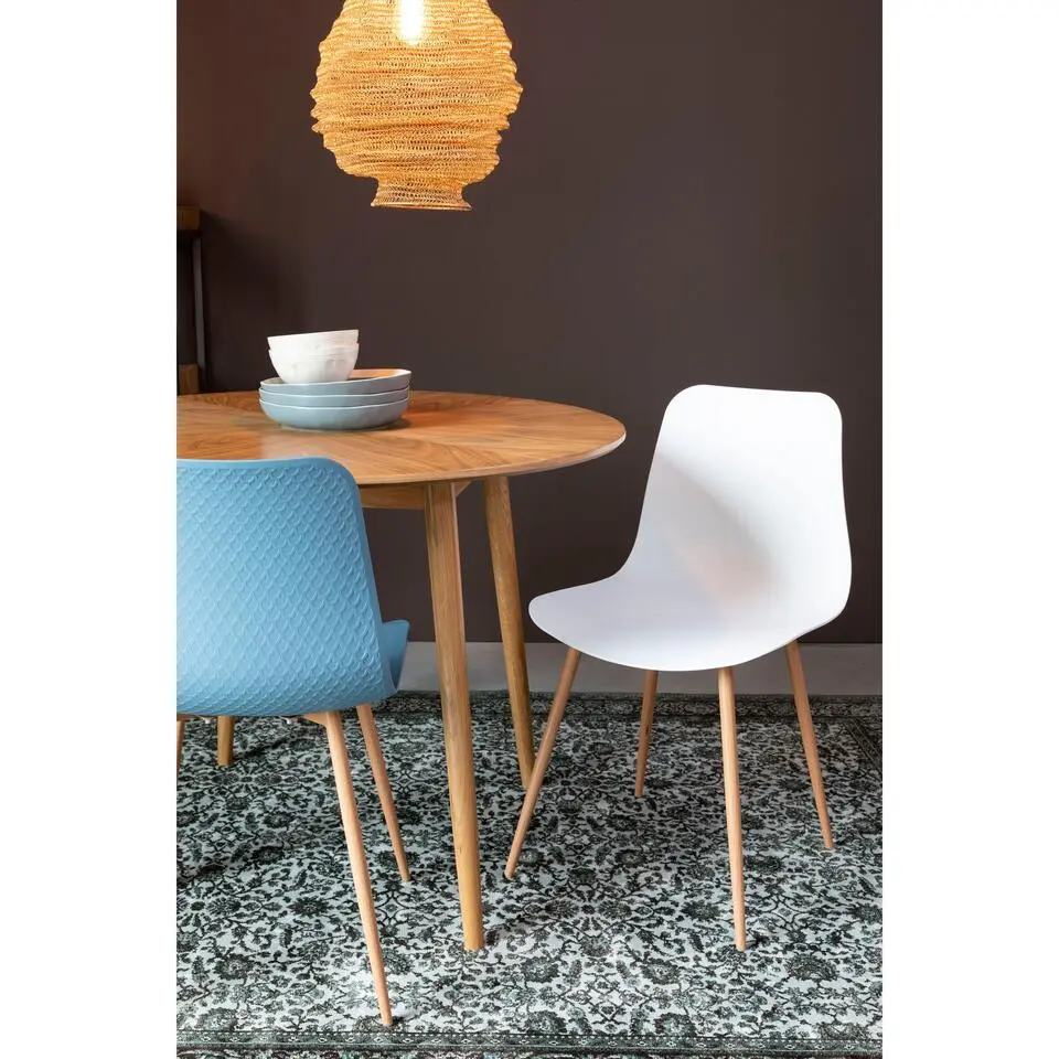 Housecraft Leon Eetkamerstoelen Wit - Set van 2