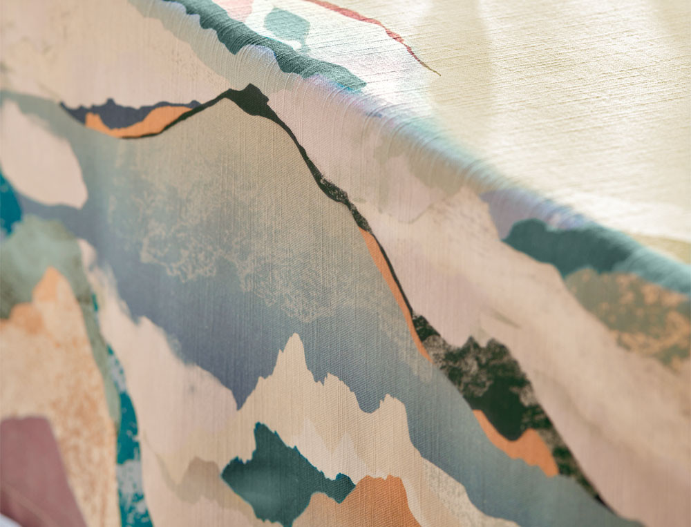 Chemin de table impriméLevée de brume