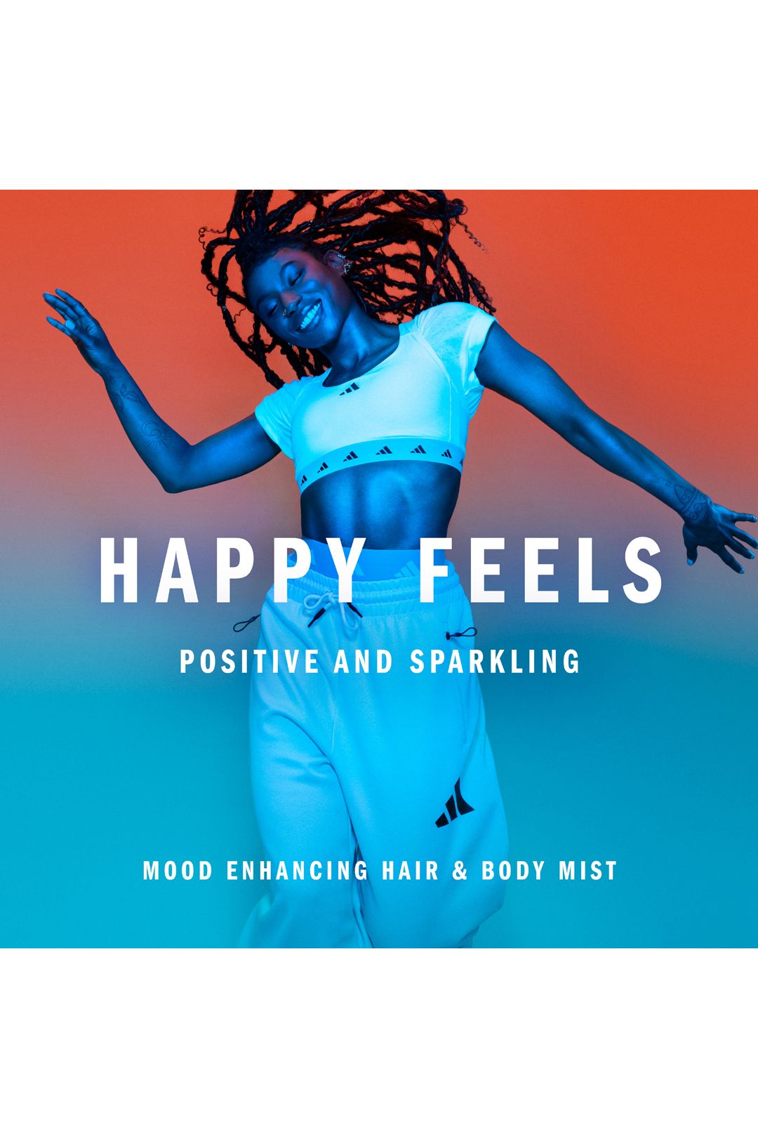 Adidas Vibes Happy Feels Fragrance Hair & Body Mist for Women