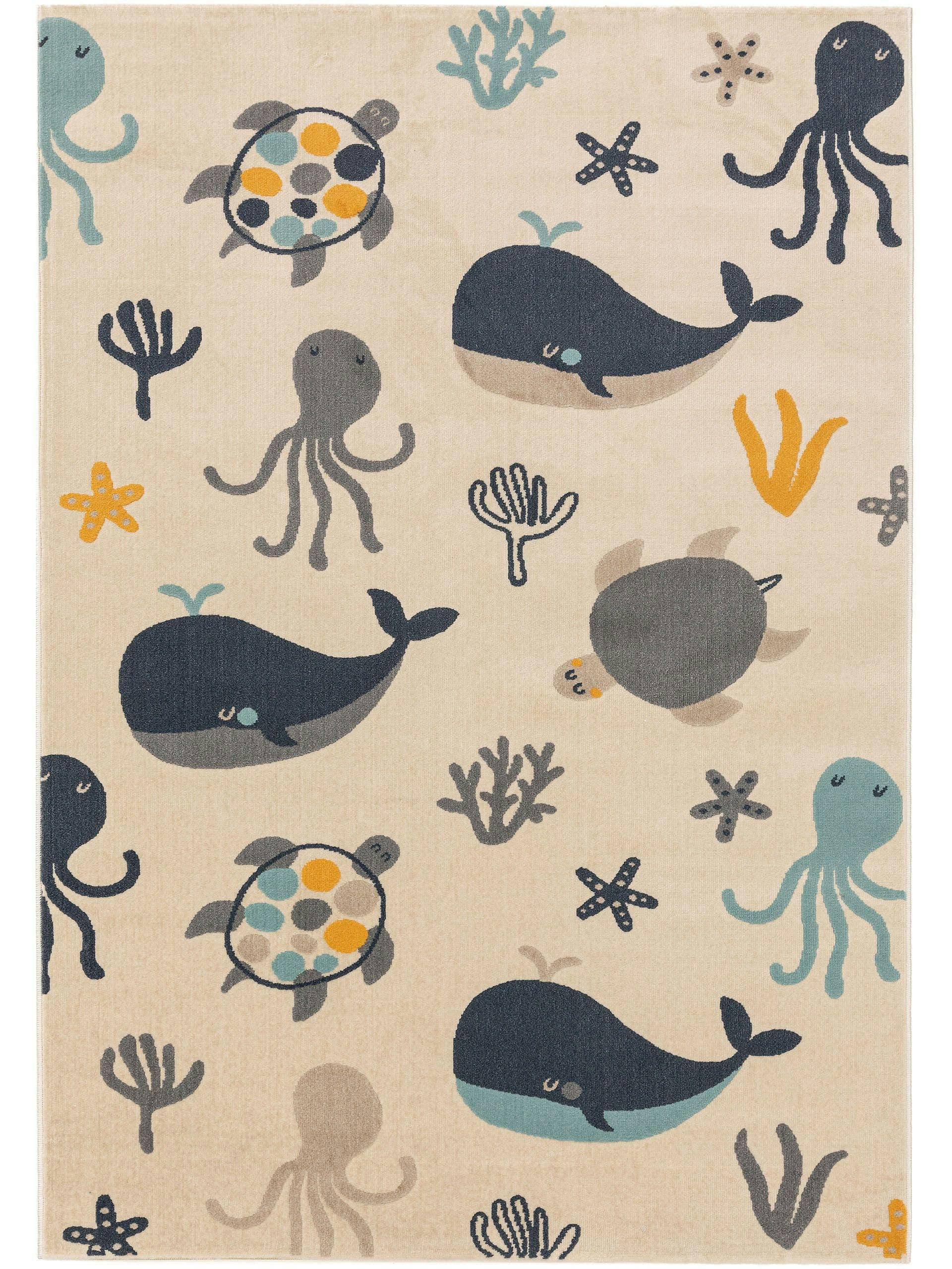 FABIUS - Tapis enfant multicouleur 160x230