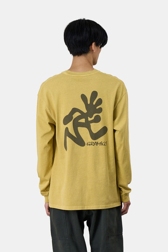 GRAMICCI Running Man L/S Tee Pigment Dyed