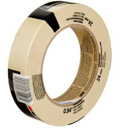3M Scotch Contractor Grade General Purpose Masking Tape, Beige, 0.94-in x 60-yd
