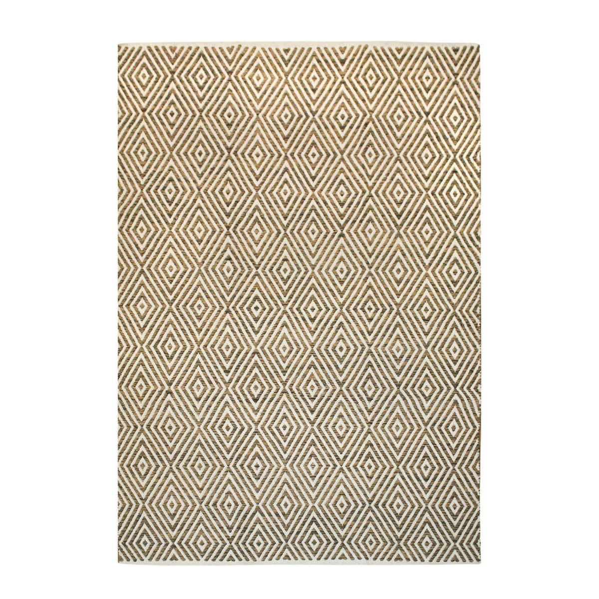 GLAZE - Tapis design en Coton Beige 80x150 cm