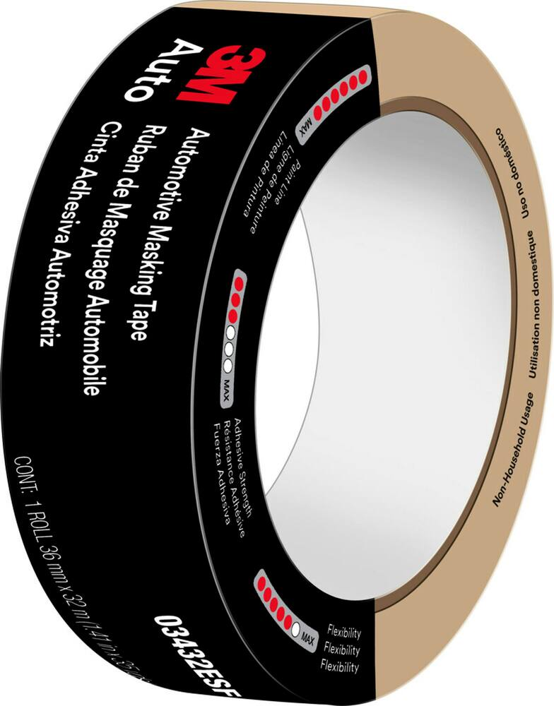 3M Automotive Masking Tape, 36-mm x 32-m