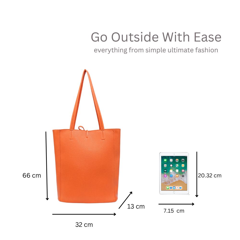 Kitise 2in1 Set Large Tie Closure Tote Shoulder Bag with Crossbody Purse Bag