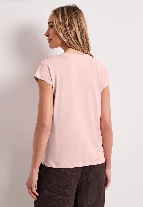 Dropped Shoulder Shirt mit V-Neck