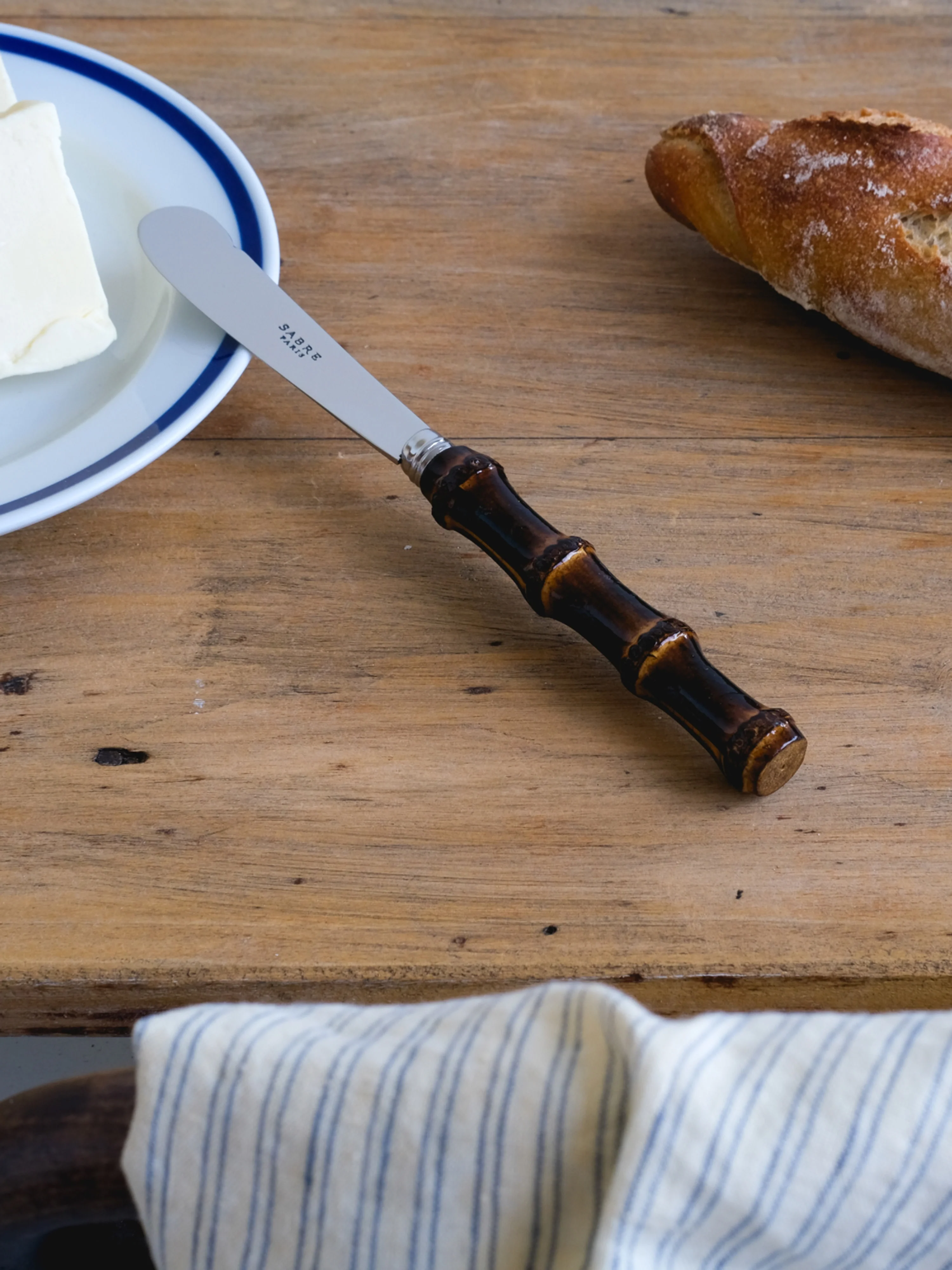 Butter-Messer Panda aus Bambusholz