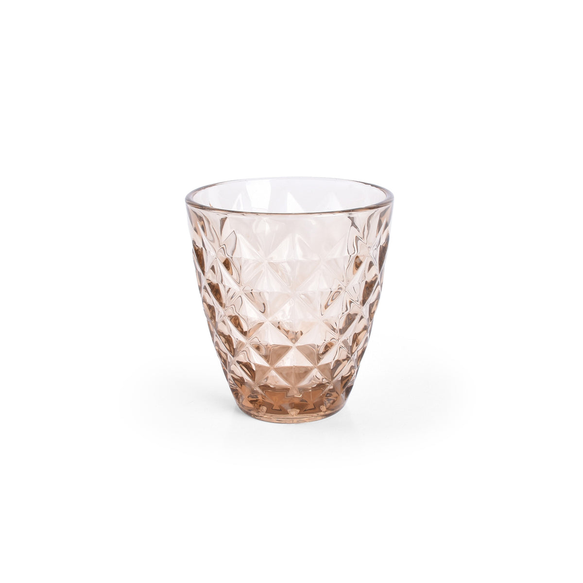 Salt & Pepper - Glas 22cl oker Prisma - Set van 4