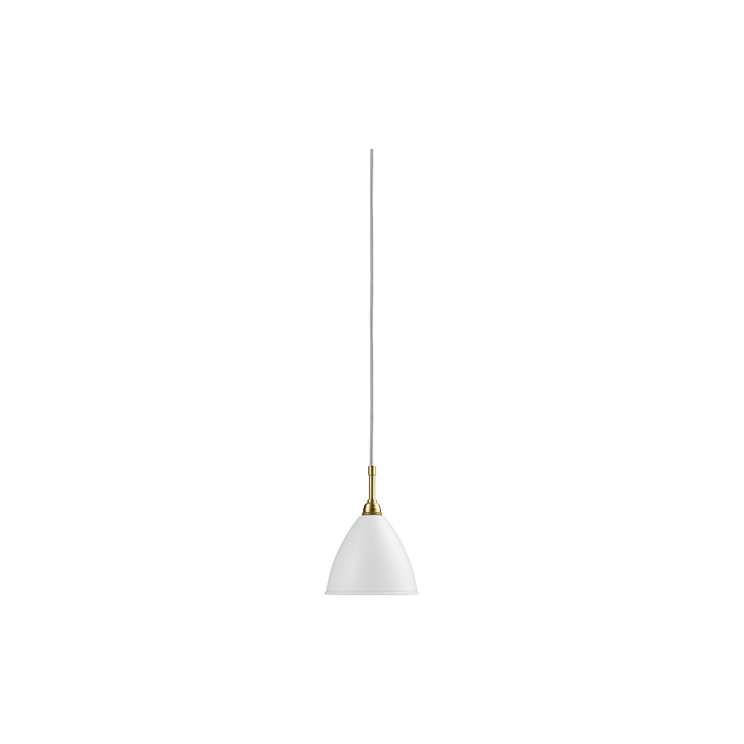 Bestlite BL9 Pendant, soft white semi matt/brass