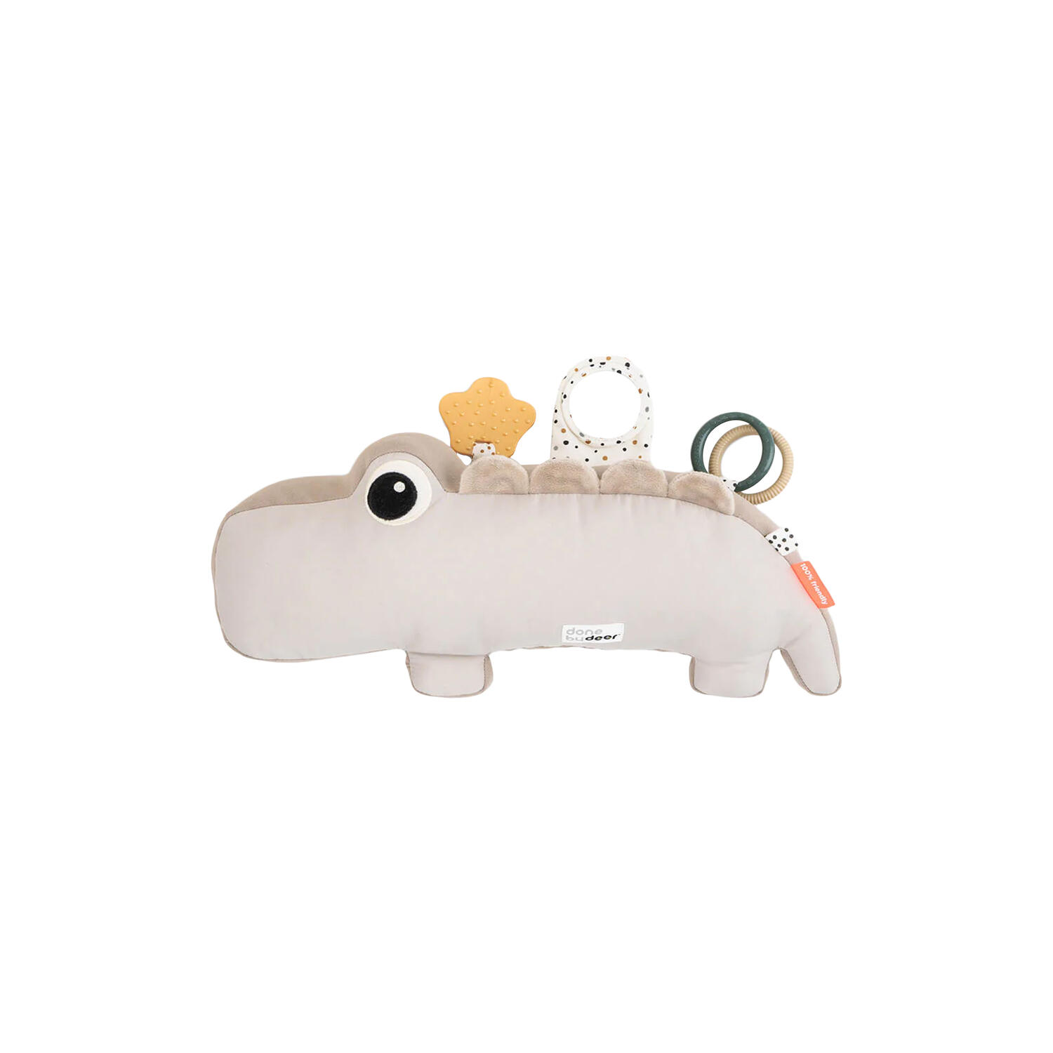 Croco tummy time aktivitetslegetøj, sand