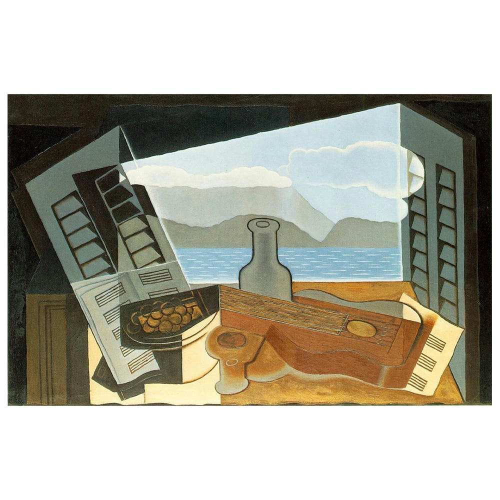 - Tableau impression sur toile La Fenêtre Ouverte Juan Gris 80x120cm