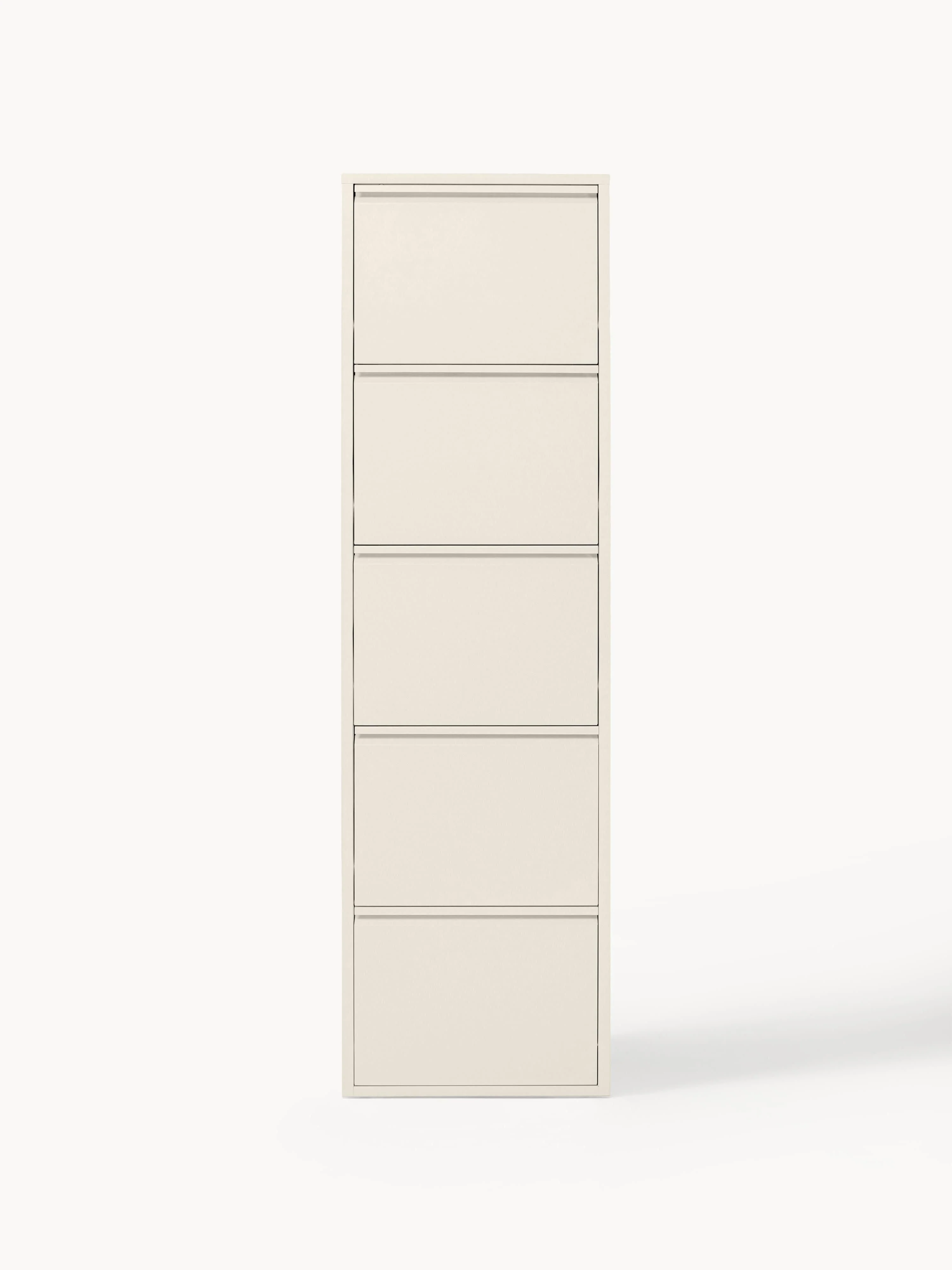 Wand-Schuhschrank Caruso mit Klappfächern