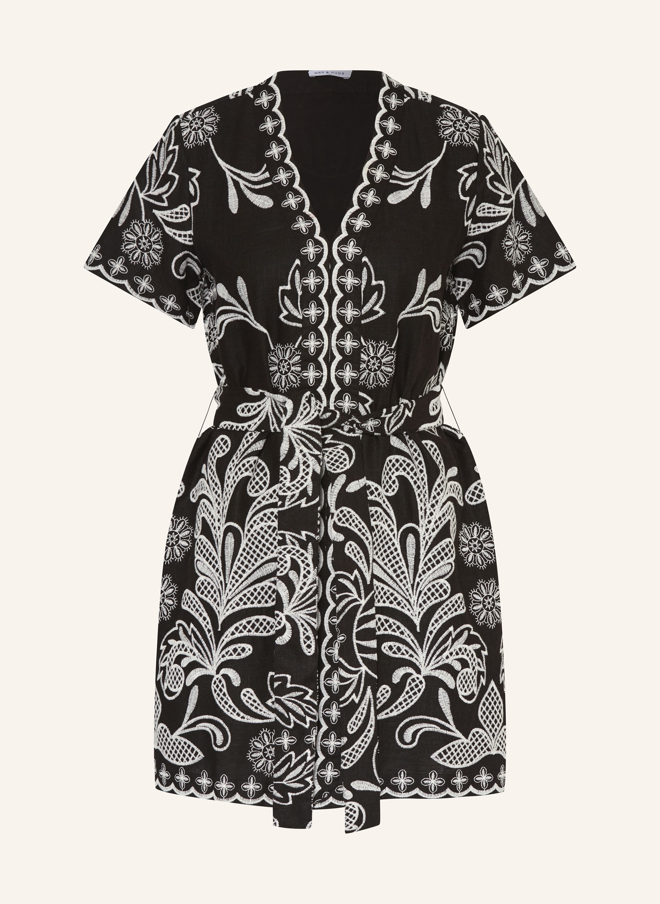 MRS & HUGS Kleid mit Leinen