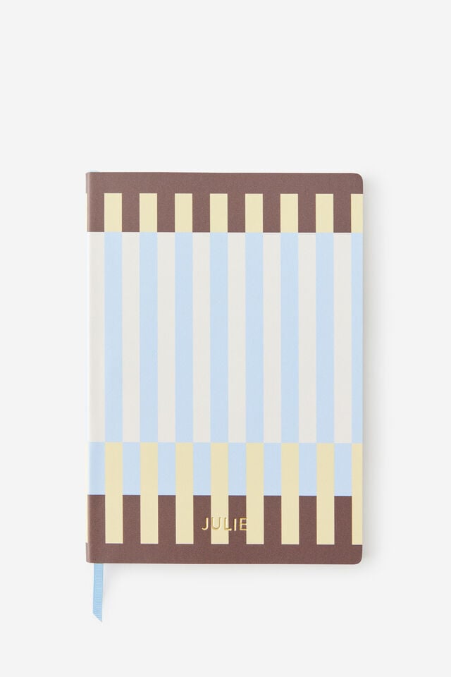 Personalised A5 Soft Cover Lined Notebook