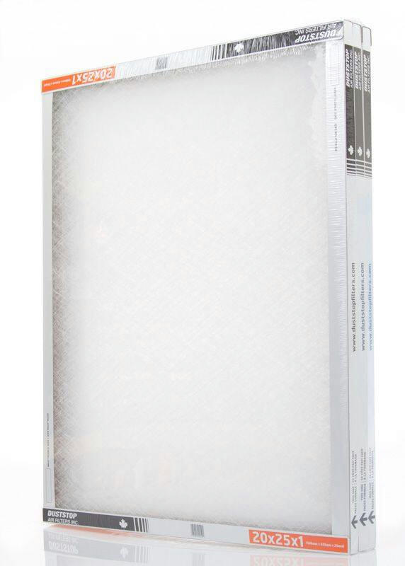 Duststop Furnace Fiberglass Air Filters, 20 x 25 x 1-in, 3-pk