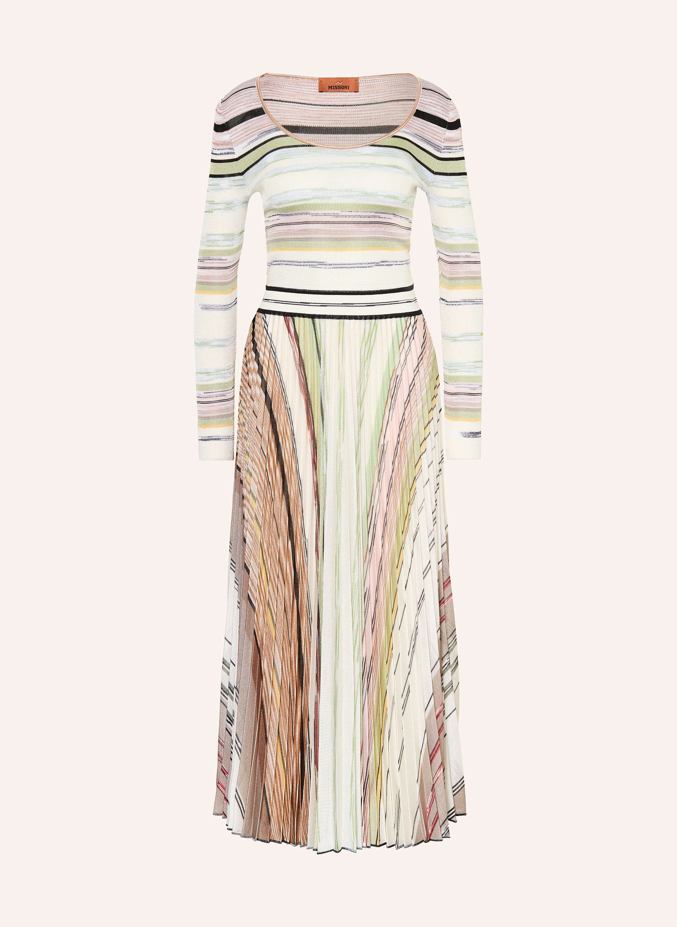 MISSONI Strickkleid mit Plissees