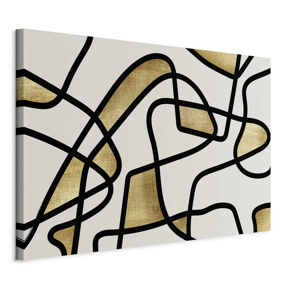 Obraz Złota spirala 60 x 40 cm