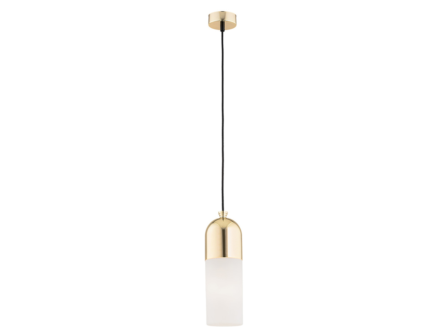 Lampa wisząca Burgos stalowa złota