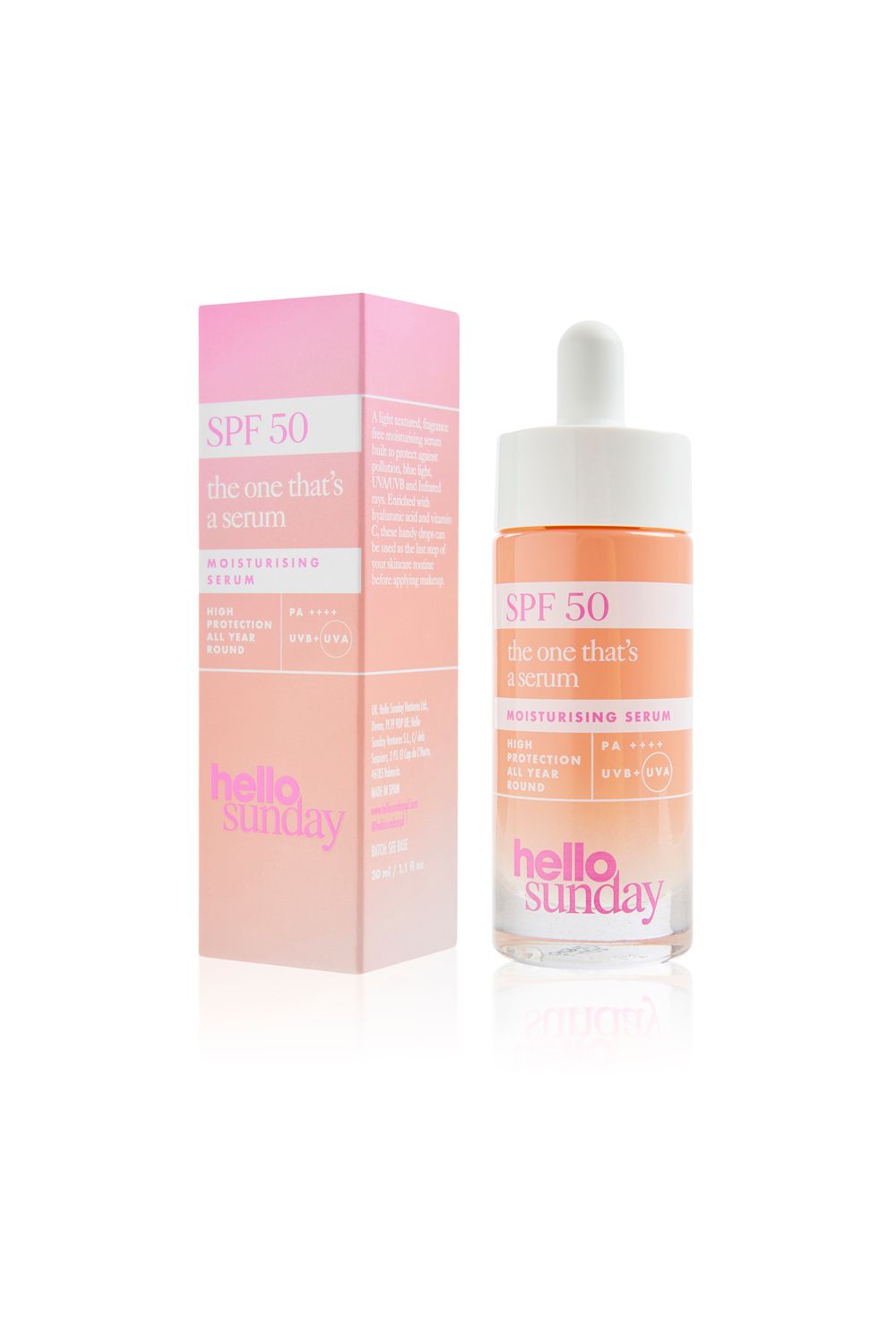 Hellosunday The One That´s a Serum - SPF50 hydrating serum