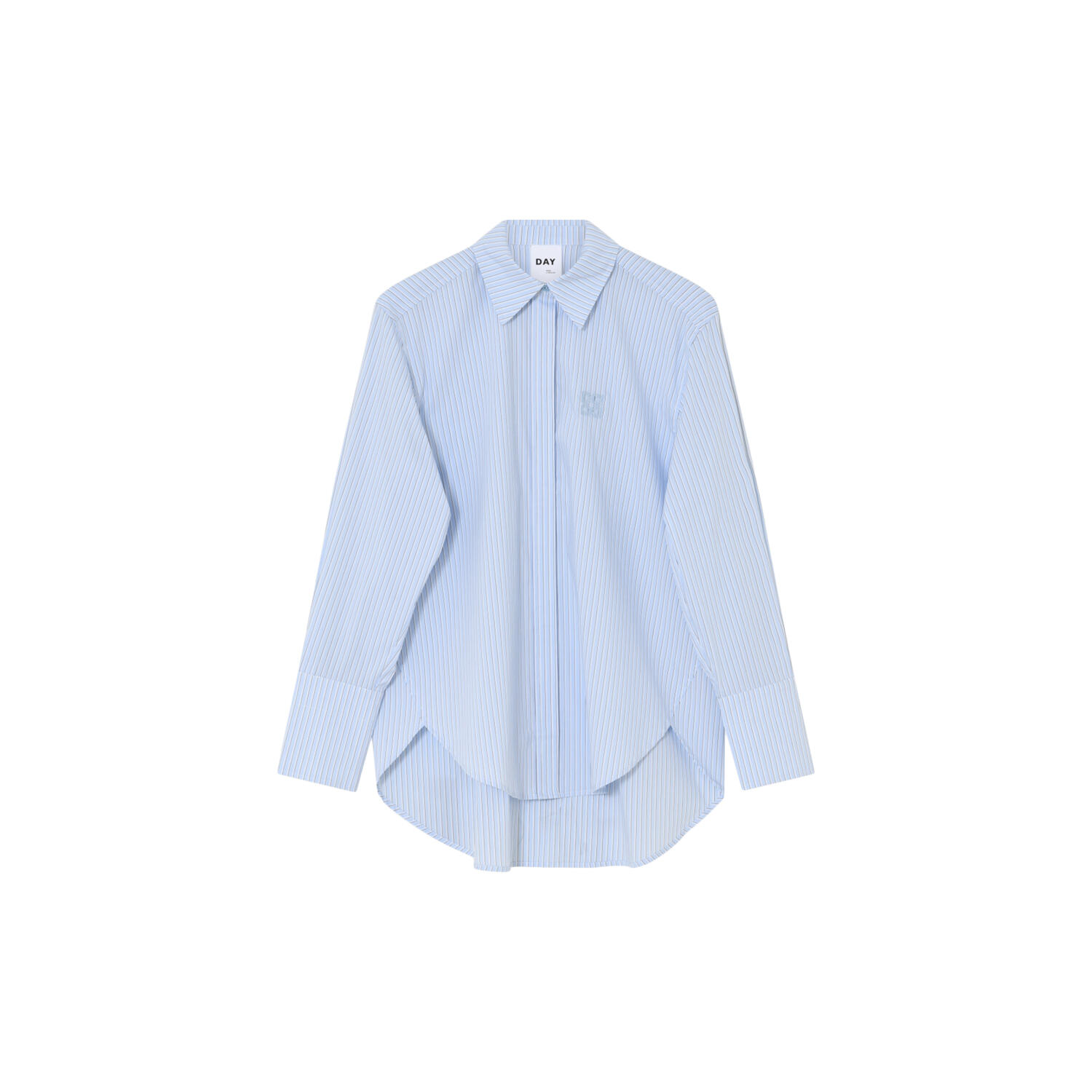 DAYZoe - Daylounge Stripe Shirt, chambray blue