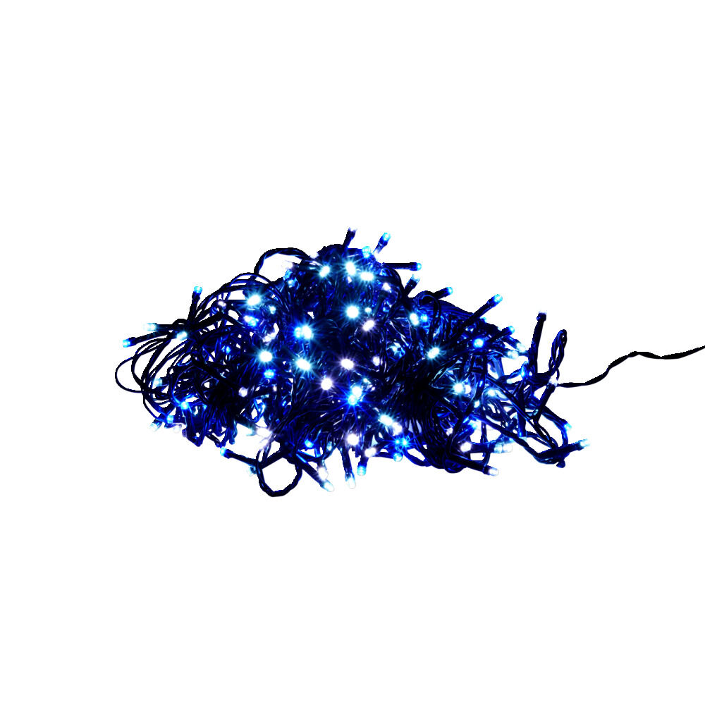 Guirlande lumineuse extérieur 240LED bleu 17,9m