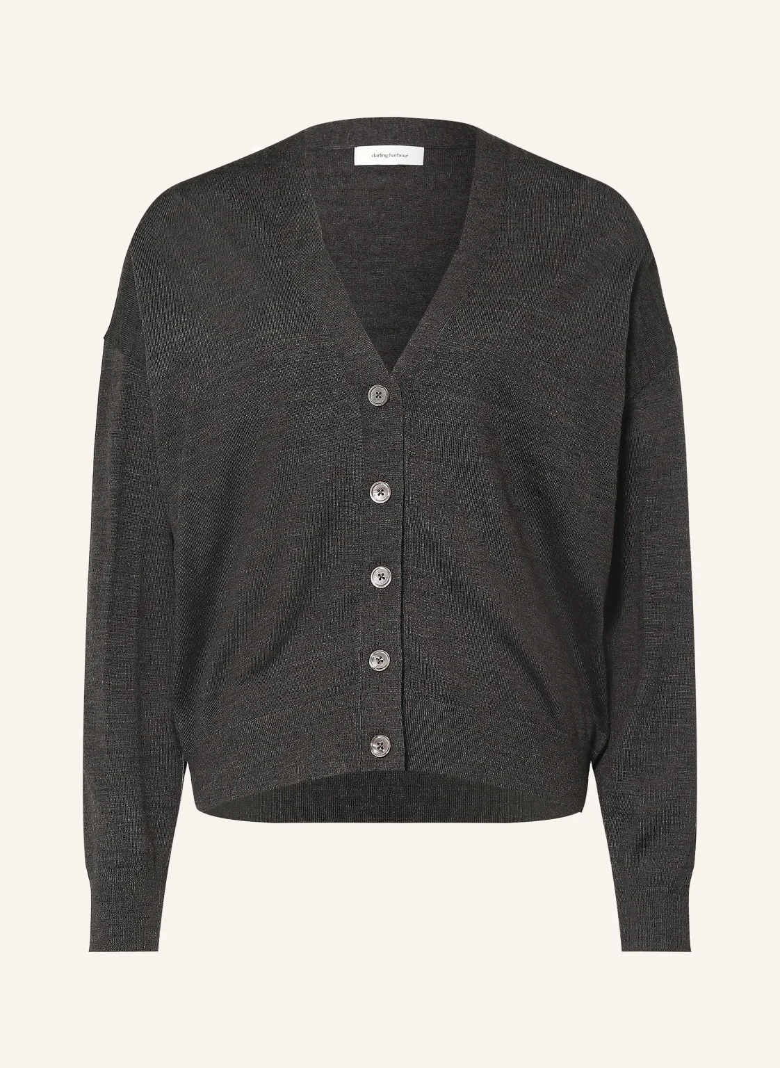 darling harbour Strickjacke aus Merinowolle