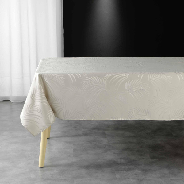 Żakardowy obrus prostokątny PLUMETTE, 140 x 240 cm