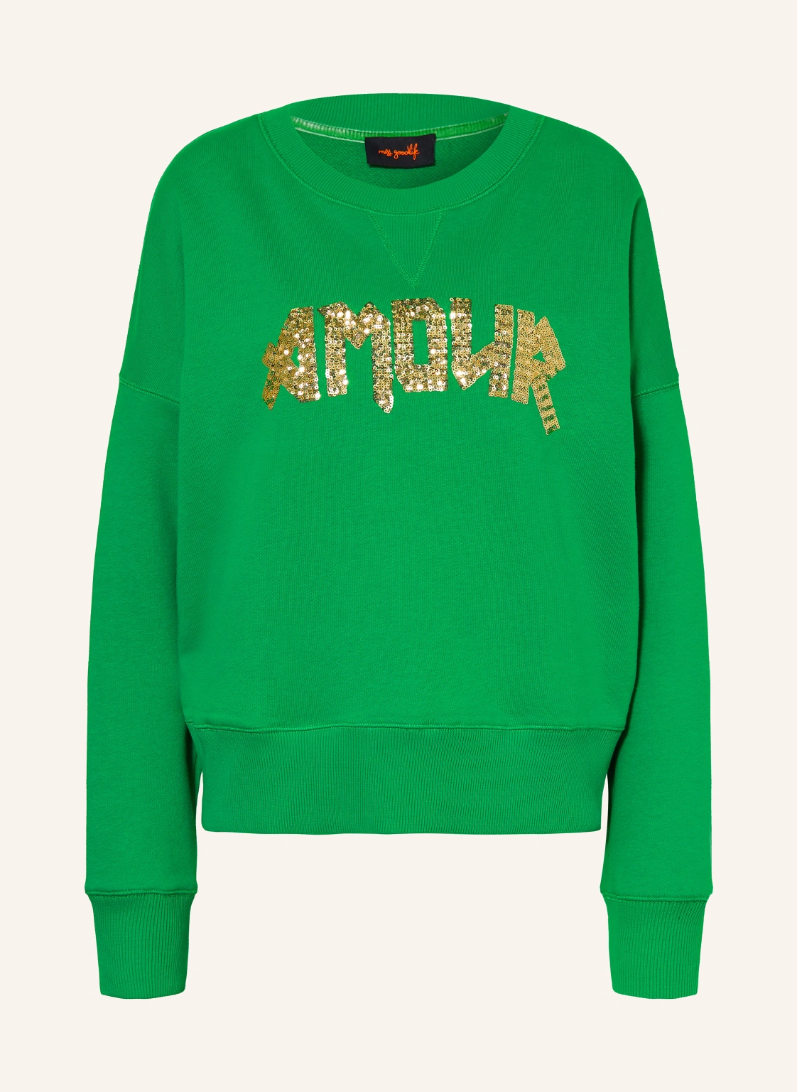 miss goodlife Sweatshirt mit Pailletten