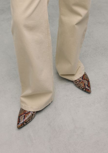 Ballerina's met snake print