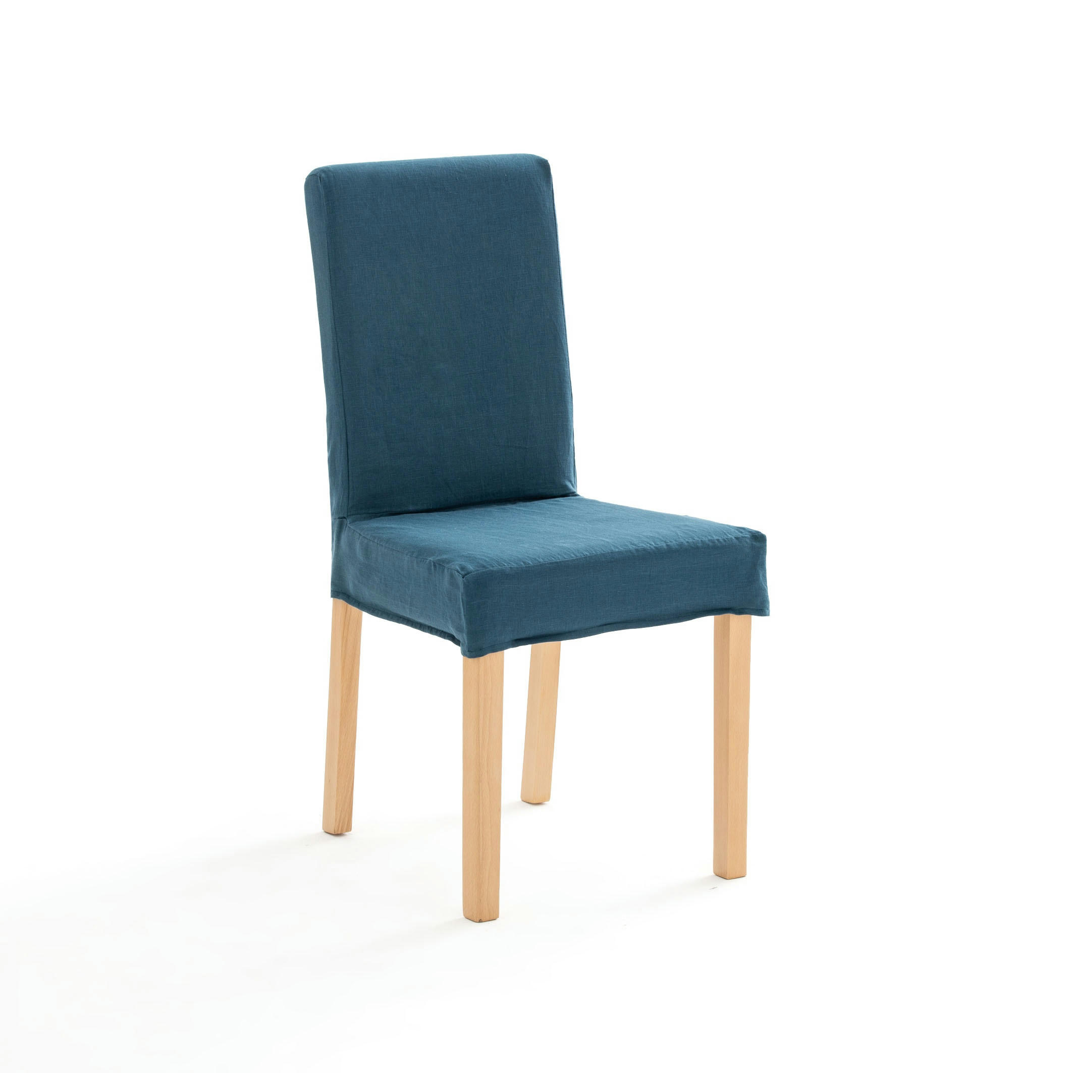 Housse de chaise en pur lin lavé DOMME