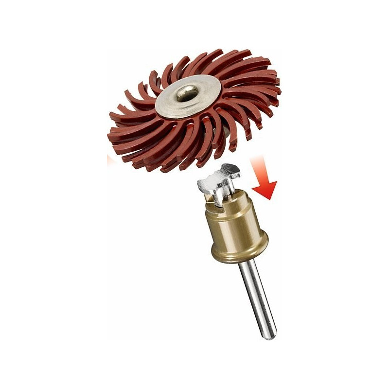 Brosse abrasive fine grain 220 Ø 25 mm DREMEL
