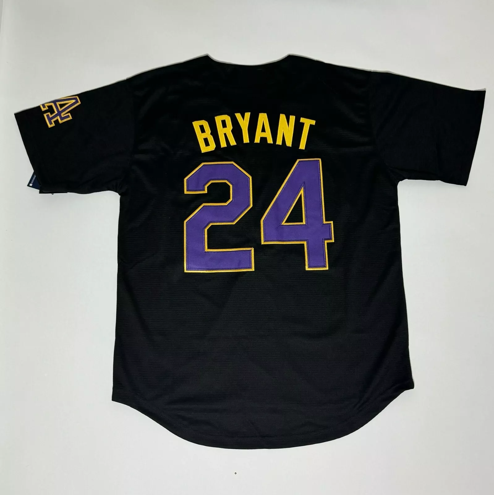 Kobe Bryant Legend Los Angeles Dodgers 8/24 Special Jersey – Black