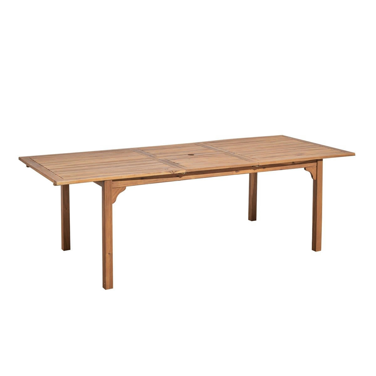 HANOÏ - Table de jardin en acacia massif FSC extensible 8/10 pers.