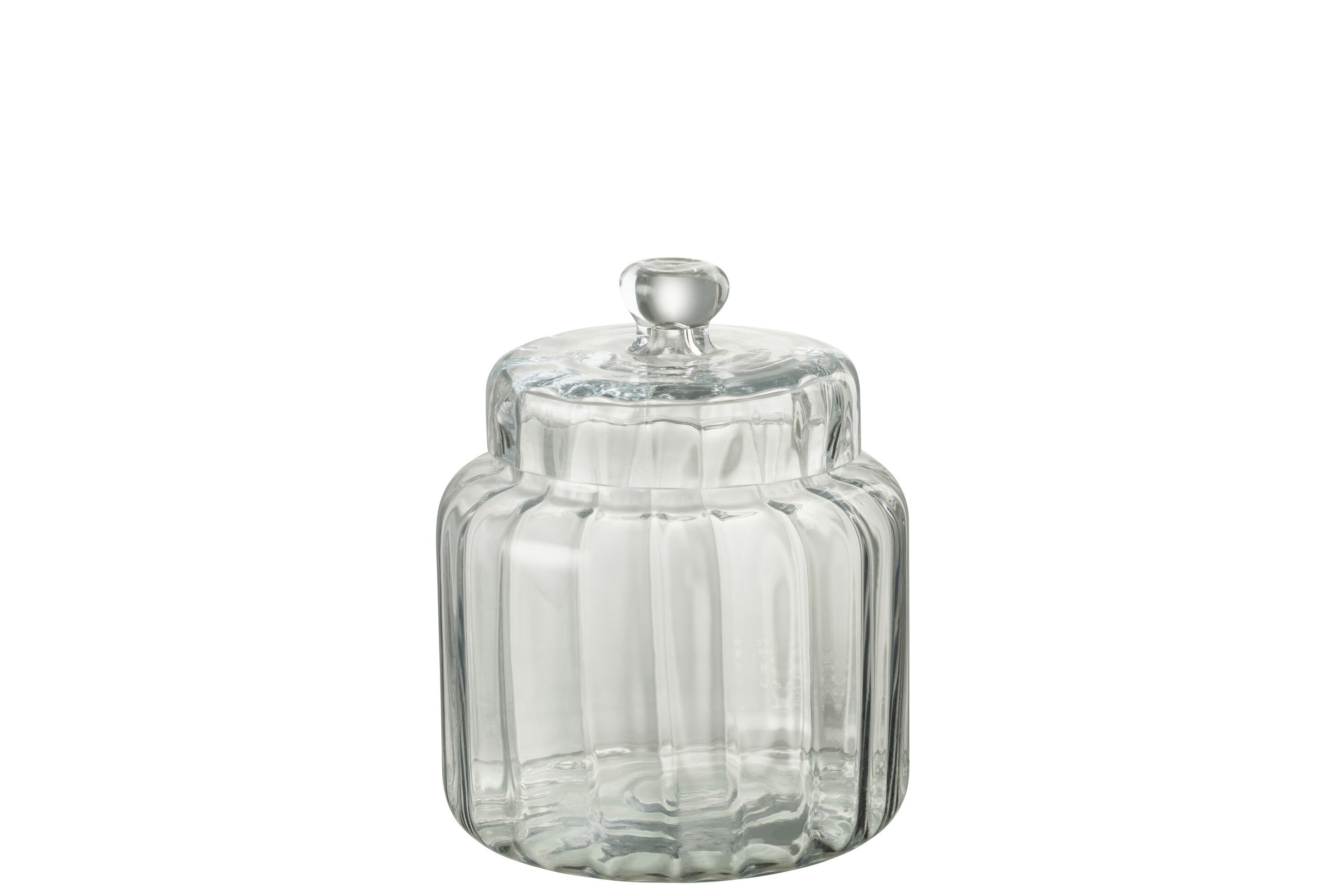J-Line voorraadpot Elia - glas - transparant - small
