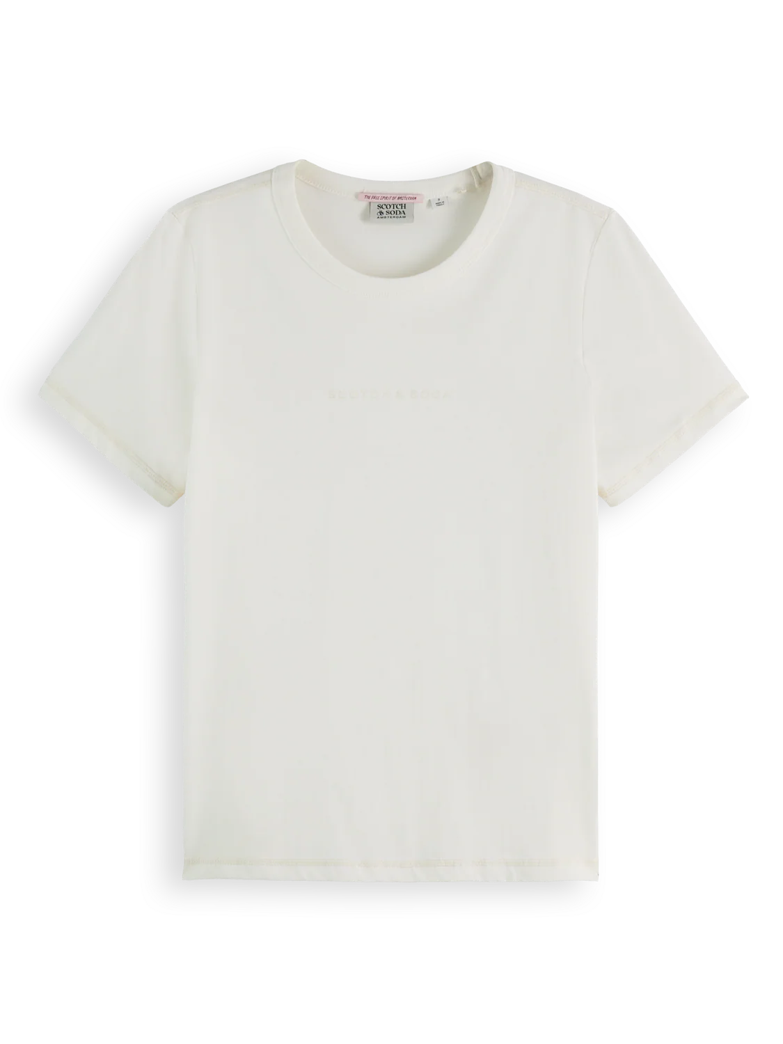 Essentials — Regular Fit Flatlock Logo T-Shirt