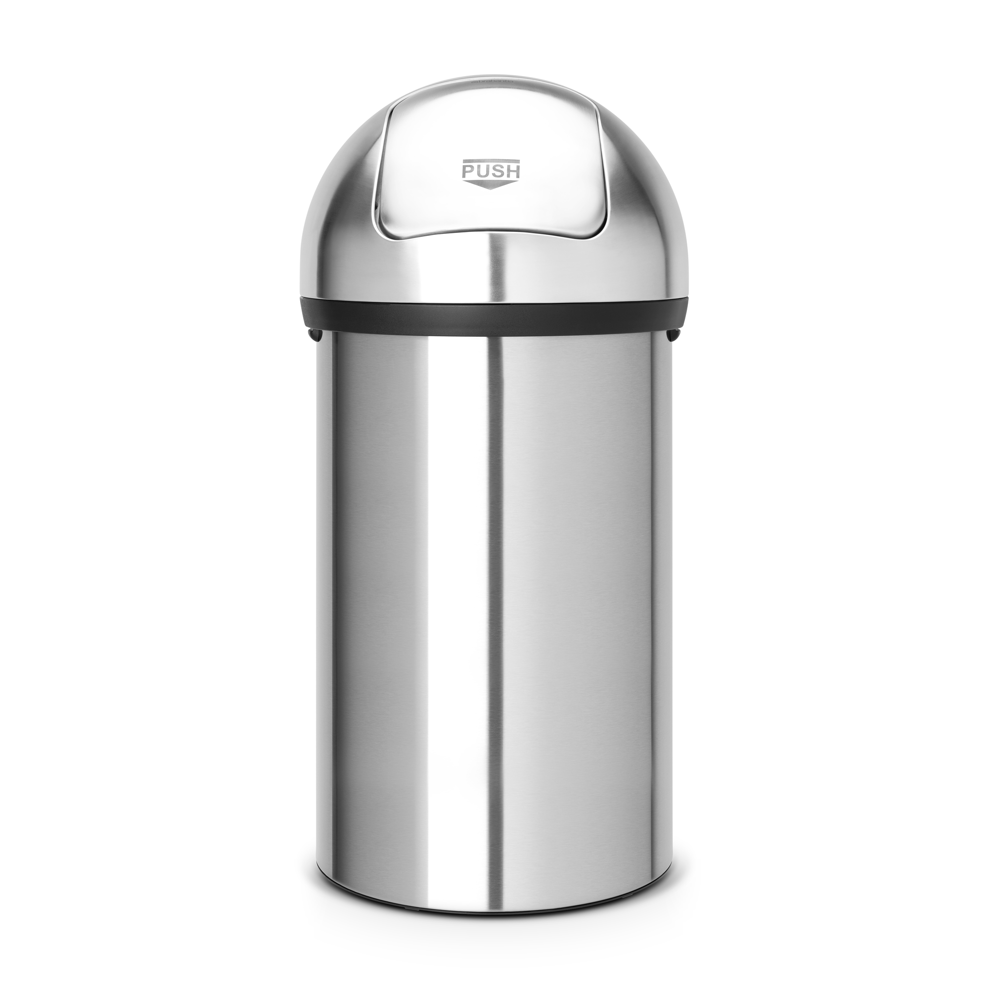 Brabantia Push Bin afvalemmer, 60 liter - Matt Steel