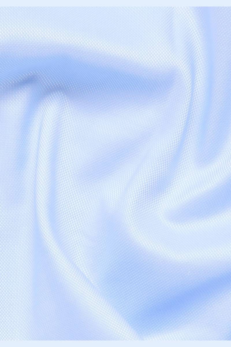 ETERNA Performance Modern Fit Tencel Hemd hellblau, Strukturiert