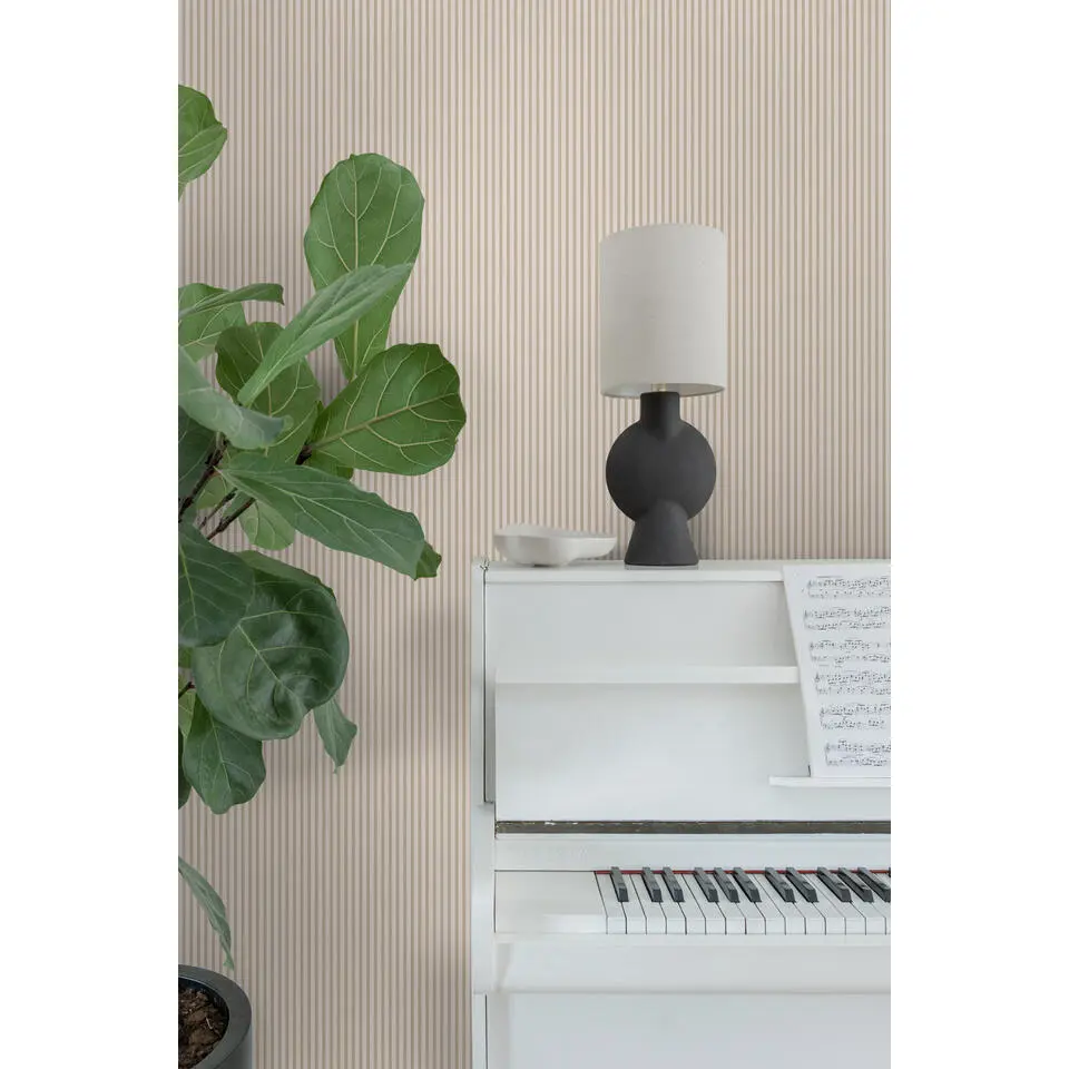 Sanders & Sanders behang strepen bruin - 50 x 900 cm