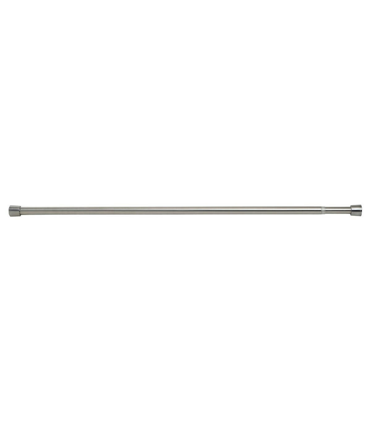 - Barre pour rideau de douche couleur argent 198 x 3 cm