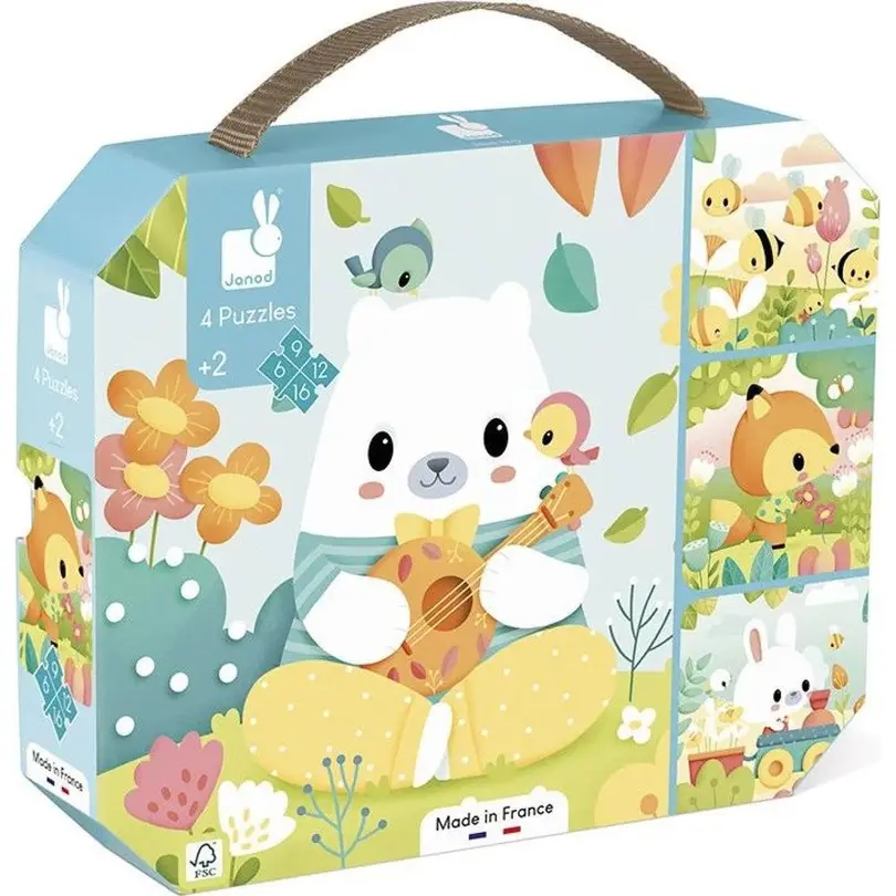 Puzzle 4er-Set Pure Progressiv