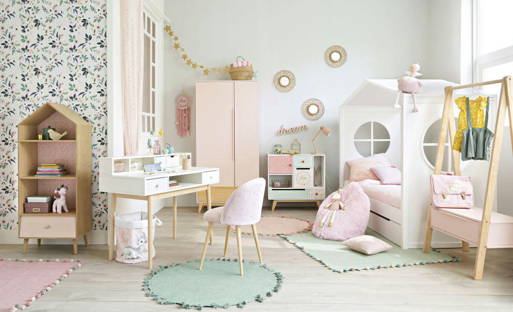 Bucolique - Tiroir de lit 90x190 blanc