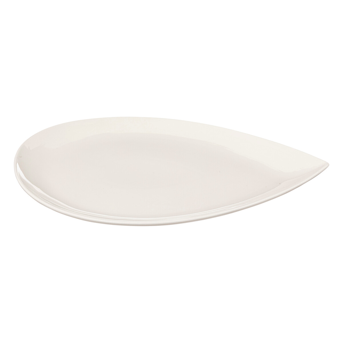 Travessa branca GOTA em porcelana 30x40cm