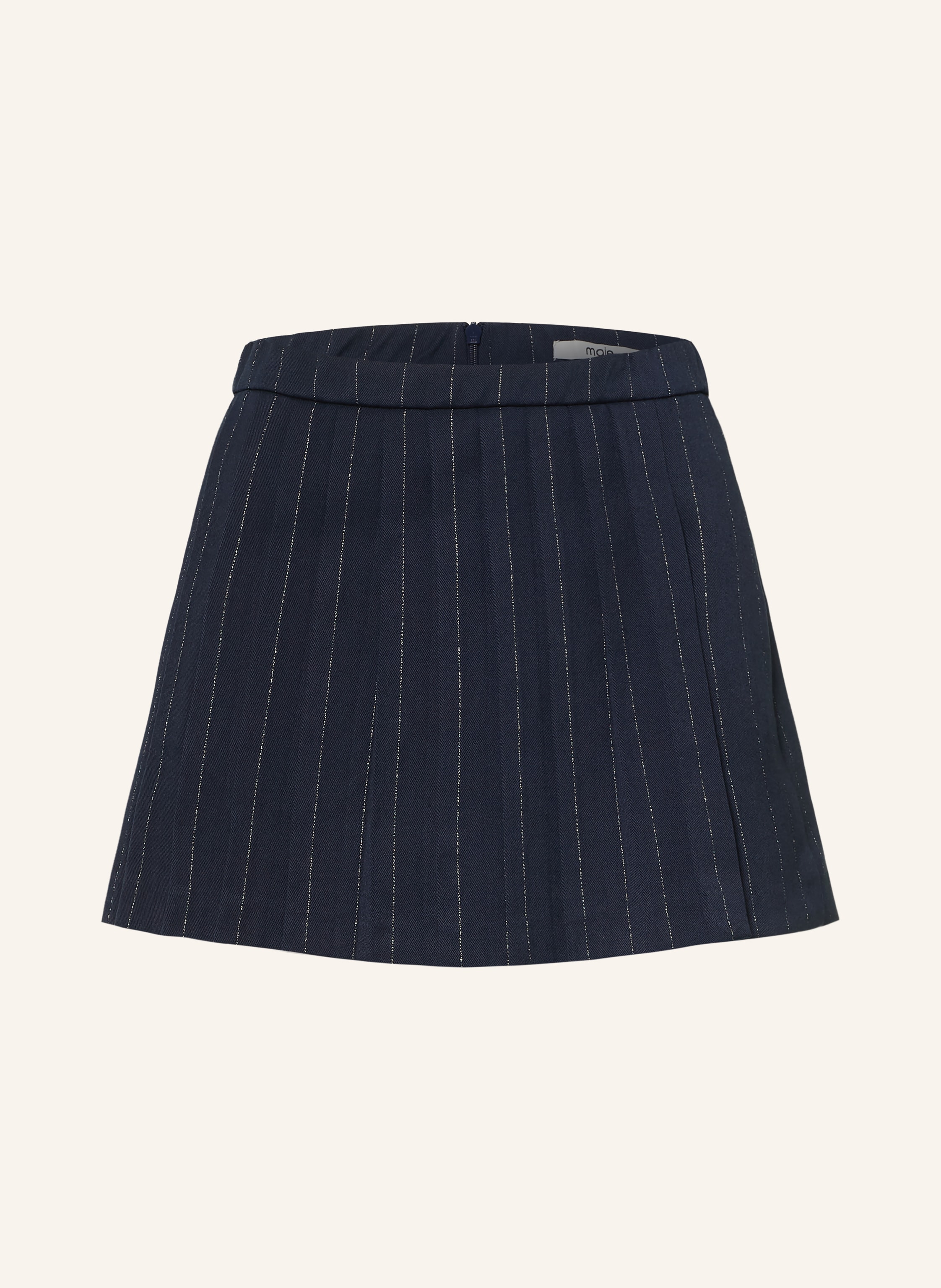maje Skort mit Glitzergarn